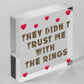 Wedding Decoration Didn't Trust Me Page Boy Reception Decor Mr & Mrs Gift