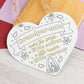 Wooden Heart Grandparent Gifts For Grandma Grandpa Nan Grandad Birthday Xmas