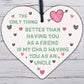 Uncle Gifts Friendship Brother Wooden Heart Chic Plaque Birthday Gift For Uncle