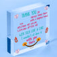 Thank You Teacher Leaving Gifts For Her Nursery Heart Plaques Childminder Friend