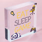 Gaming Gifts Eat Sleep Game Novelty Gamer Son Gifts Gaming Bedroom Accessories