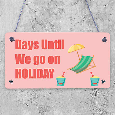 Chalkboard Days Until Holiday Countdown Sign Novelty Holiday Travel Accessories