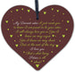 Sister Gift Birthday Gift For Sister Keepsake Poem Wooden Heart Friendship Sign