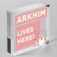 Personalised Hamster Cage Sign Novelty Pet Gifts Animal Lover Gifts Accessories