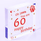 60th Birthday Gifts For Women 60th Birthday Gifts For Men Wooden Heart Keepsake