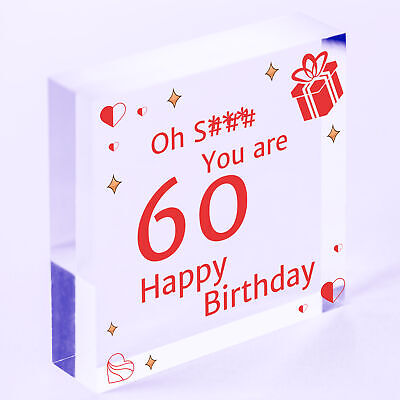 60th Birthday Gifts For Women 60th Birthday Gifts For Men Wooden Heart Keepsake