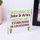 Novelty Cocktail Bar Sign Corona Lockdown Quaratine Gifts Home Bar Sign Decor