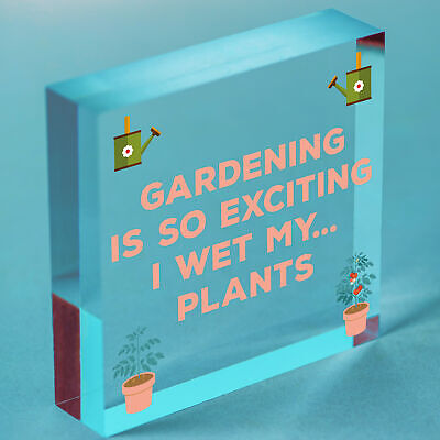 Funny Garden Signs I WET MY PLANTS Summerhouse Garden Shed Sign Outdoor Plaque