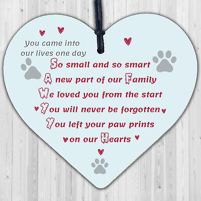 Memorial Gift For Dog Cat Lover Memorial Pet Sign Keepsake Gift For Family Heart