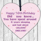 16th 17th 18th 19th 20th 21st Birthday Gift For Son Daughter Adult Birthday Card