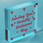 Socially Distanced Lockdown Heart Best Friend Birthday Christmas Quarantine Gift