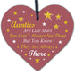 Auntie Poem Gifts Wood Heart Plaques Auntie Birthday Christmas Gift Niece Nephew