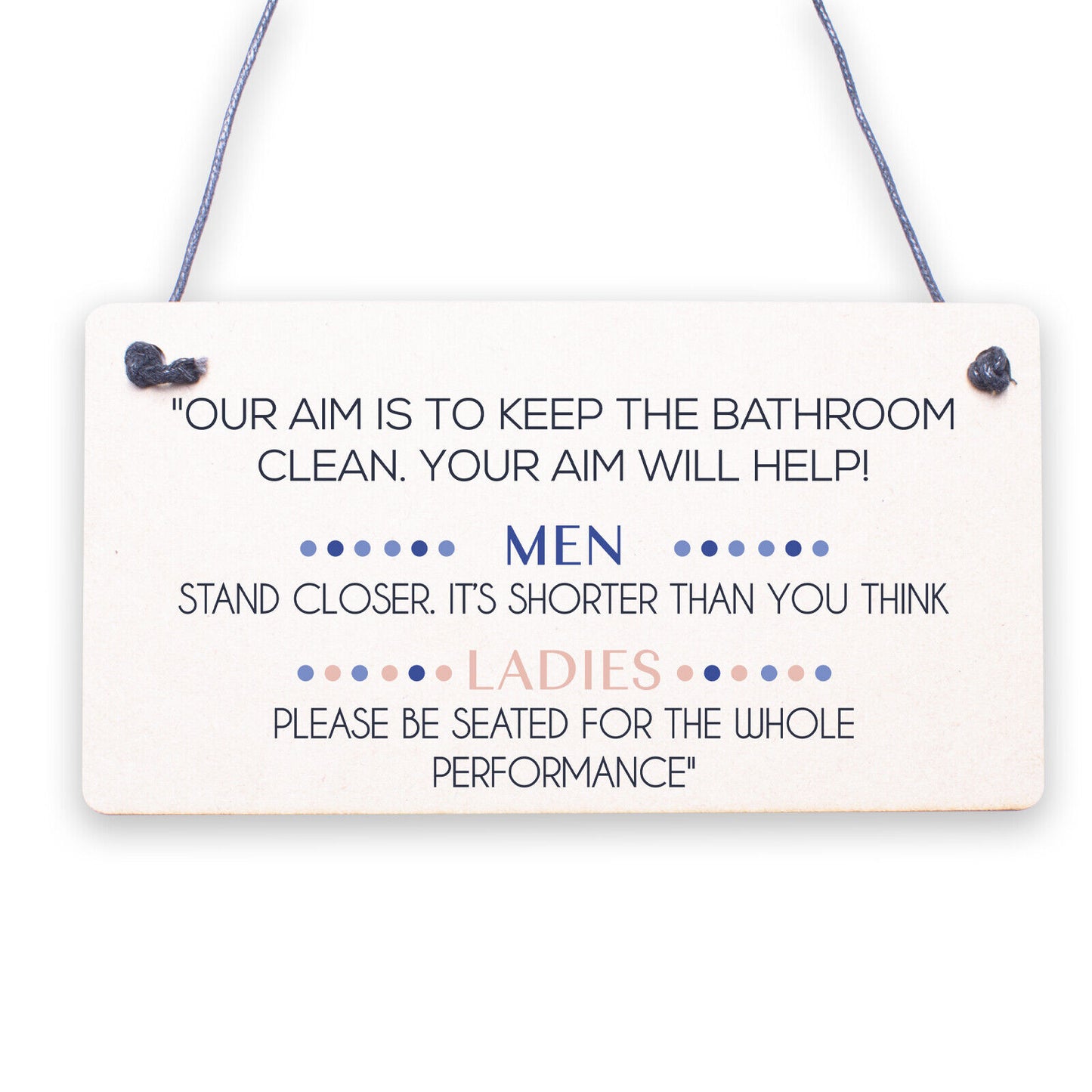 Funny Bathroom Signs Toilet Door Wall Plaques Men Ladies Shabby Chic Home Decor