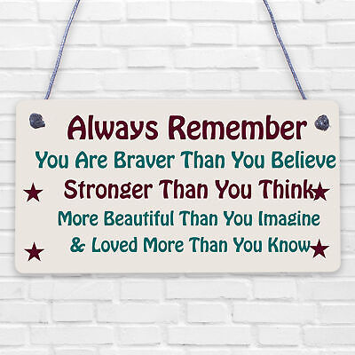 Beautiful Friendship Sign Gift Best Friend Shabby Chic Plaque - You Are Stronger