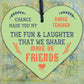 Chance Made Us Friends Dance Teacher Friendship Thank You Leaving Wood Sign Gift