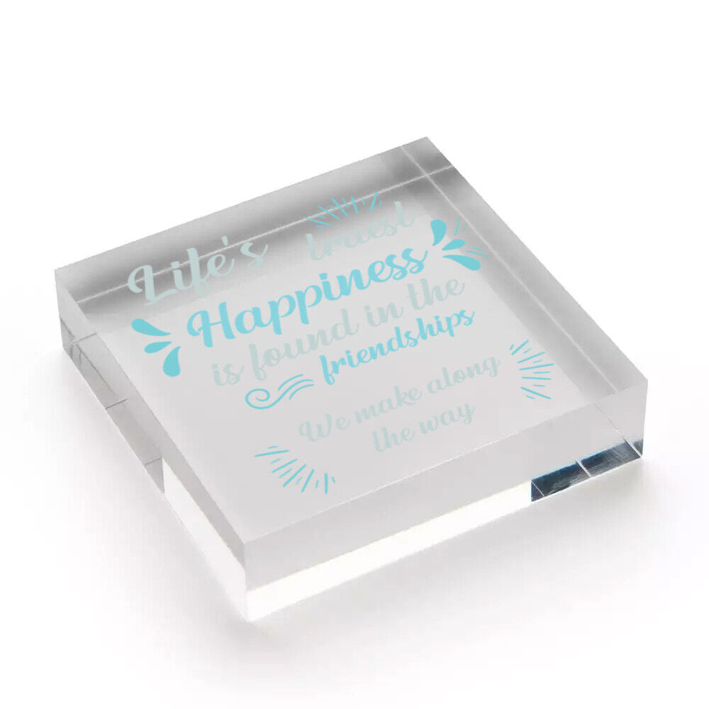 SOULMATE Gift Acrylic Block Best Friend Plaques Anniversary Valentines Day Gifts