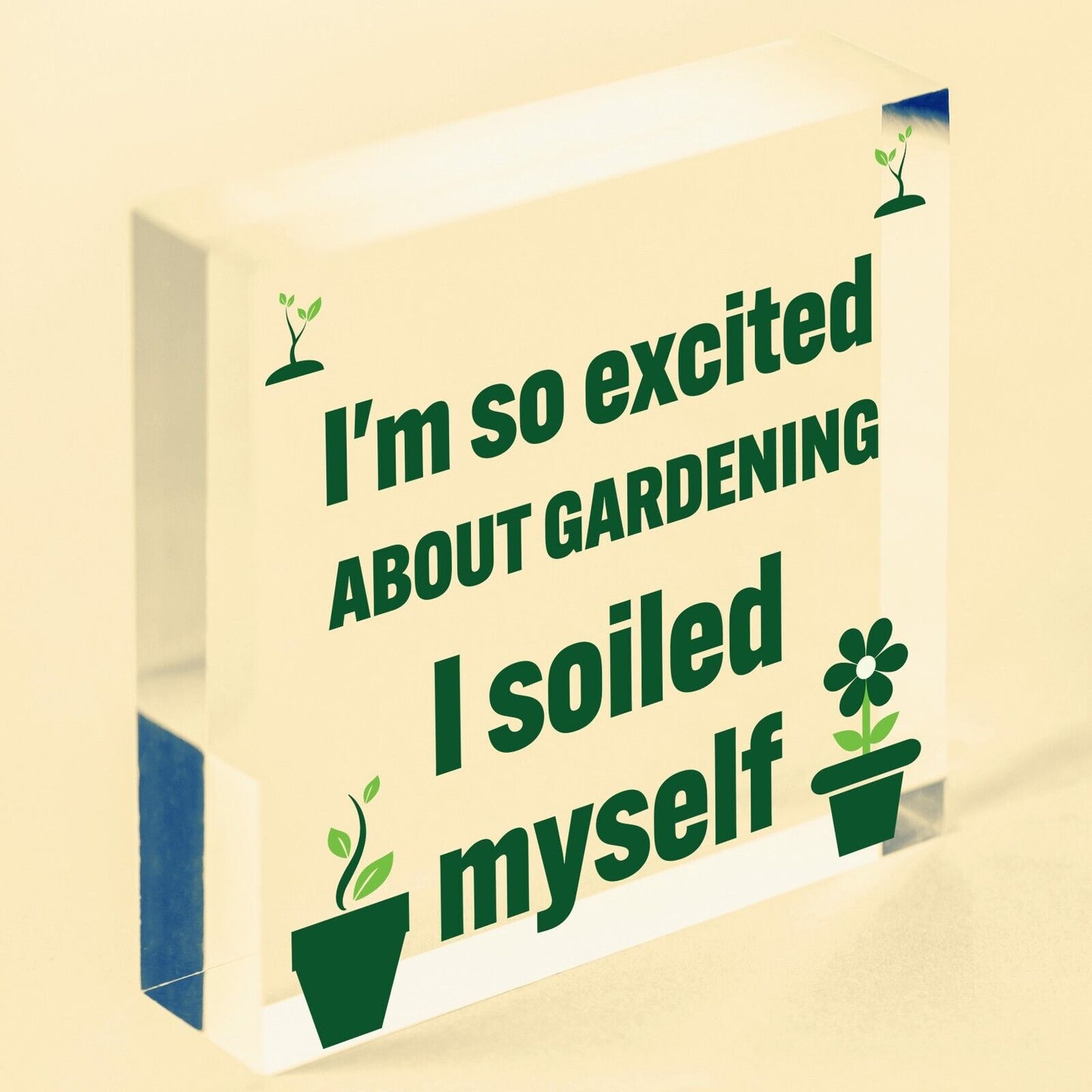 Funny Garden Sign Gift For Gardener Novelty Home Decor Sign Garden Shed Plaque