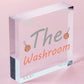 The Washroom Shabby Chic Novelty Bathroom Toilet Signs And Plaques Wall Decor