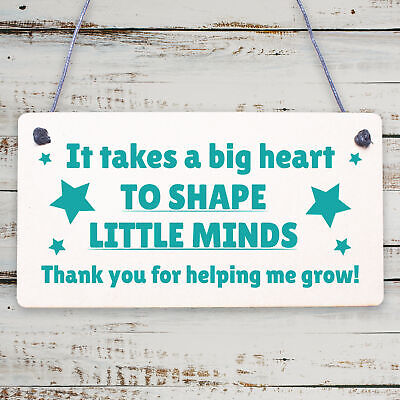 Thank You Gifts For Teacher Teaching Assistant Nursery Teacher Wooden Plaque