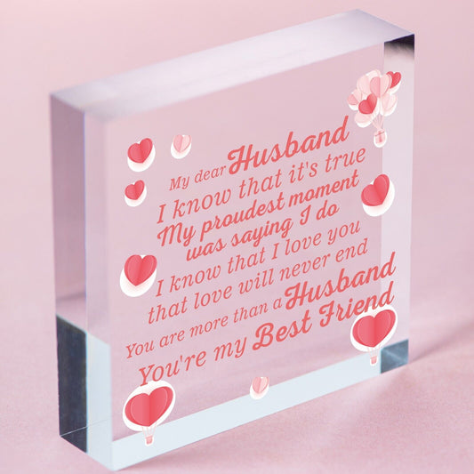 Anniversary Card Husband Gift For Him 1st 2nd 3rd 4th Anniversary Idea Heart