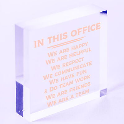 Office Funny Gift For Colleague Wall Plaques Door Signs Colleagues Friendship