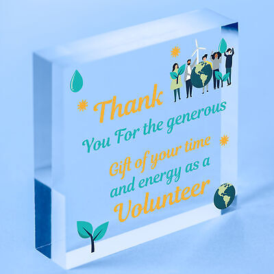 Thank You Gift For Volunteer Colleague Wooden Heart Plaque Friendship Keepsake