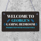 Funny Gamer Gift Playstation Lover Gift Games Room Bedroom Man Cave Sign