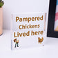 Chicken Coop Sign Outdoor Garden Plaque Hanging Door Wall Sign Chicken Hen Gifts