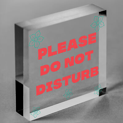 Please Do Not Disturb Therapist Hotel Privacy Hanging Plaque Home Door Gift Sign