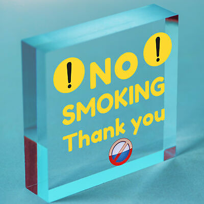 No Smoking Thank You Smoking Area Garden Pub Bar Smoking Area Plaque Wooden Sign