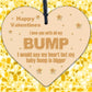 Valentines Gift Boyfriend Husband Daddy To Be Gifts From Bump Daddy To Be Card