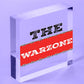 THE WARZONE Boys Gaming Bedroom Man Cave Sign Gift For Him Keepsake