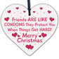 Friendship Funny Gift For Christmas Novelty Best Friend Christmas Gifts Him Her