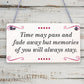 Wedding In Memory Of Someone In Heaven Remembrance Sign Free Standing Plaque