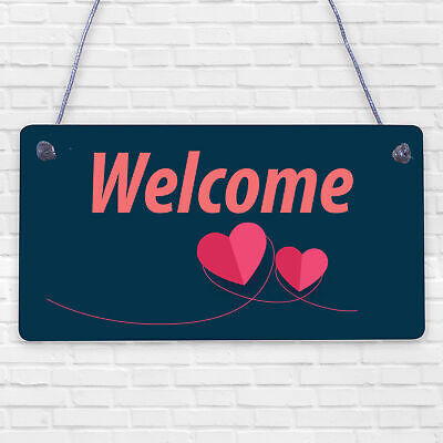 Welcome Hanging Sign For Your Home Novelty Home Bar New Home Decor Gifts