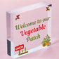 Vegetable Veggie Patch Welcome Garden Signs Allotment Garden Shed Plaques