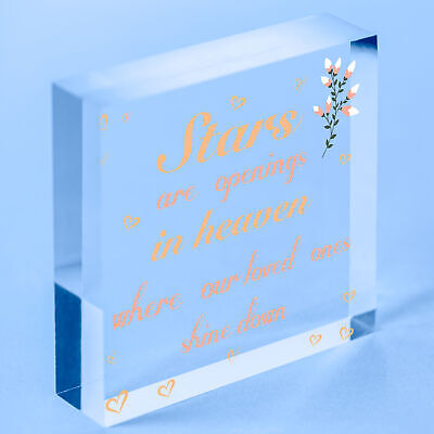 Bereavement Gift Mum Dad Nan Grandad In Memory Memorial Plaque Special Keepsake