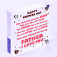 Stand Out Dad Daddy Wooden Wall Hanging Heart Fathers Day Love Gift Sign Plaque