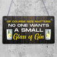 Funny Gin Sign Gifts For Her Novelty Home Bar Man Cave Alcohol Gifts For Friend