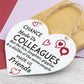 Chance Made Us Colleagues Heart Plaque Hanging Sign Friendship Friends Gift