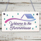 Welcome To The Summerhouse Sign New Home Gift Friendship Gift Home Decor