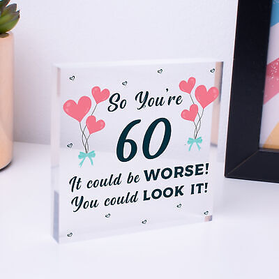 60th Birthday Gift For Men 60th Birthday Presents Women 60th Gift Mum Dad Auntie