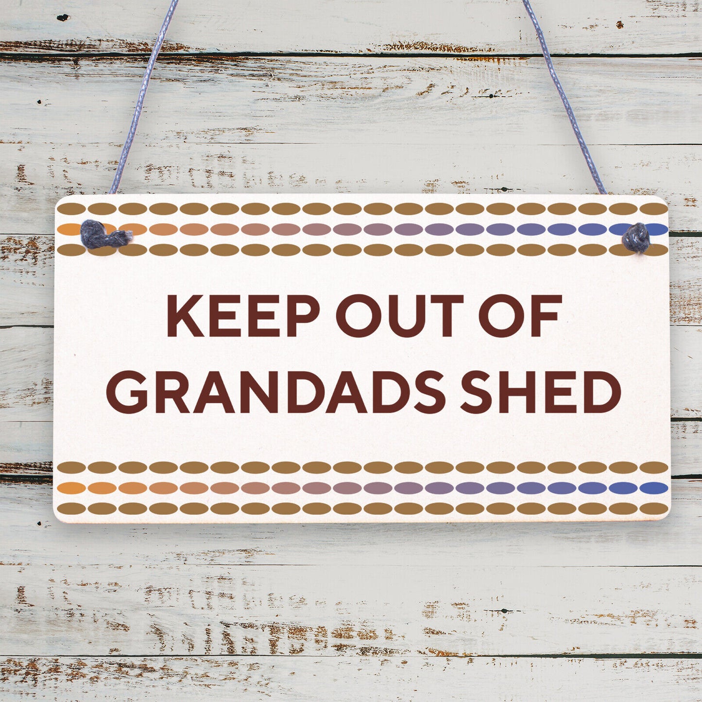 Grandads Shed Workshop Garage Hanging Garden Plaque Gifts For Grandad Dad