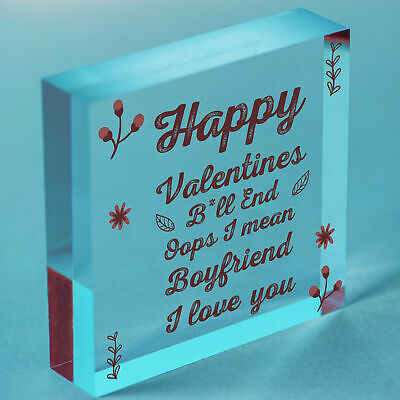 Novelty Funny Rude Valentines Cards For Boyfriend Heart Gift For Him Love Signs