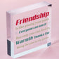 Best Friend Sign Friendship Gift Funny Thank You Novelty Birthday Chic Plaque