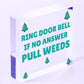 Funny Ring The Door Bell Wall Door Gate Sign Garden Shed Mum Home FRIEND Gift