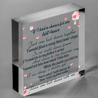 Memorial Plaques Memorial Gifts For Dad Wooden Heart Daddys Girl Keepsake Dad