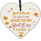 Best FRIEND Christmas Gift Friendship Gift Wooden Heart Thank You Novelty Plaque