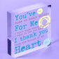 Special Thank You Friend Gift Heart Hanging Sign Teacher Gifts Friendship