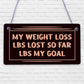 Weight Loss Countdown Chalkboard Sign Weight Watcher Slimming World Diet Plaque